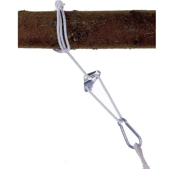 Upphängningsset med rep och krok för hängstolar och hängmattor