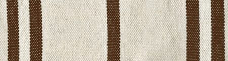 Klassisk dubbelhängmatta i färgen vit med bruna ränder